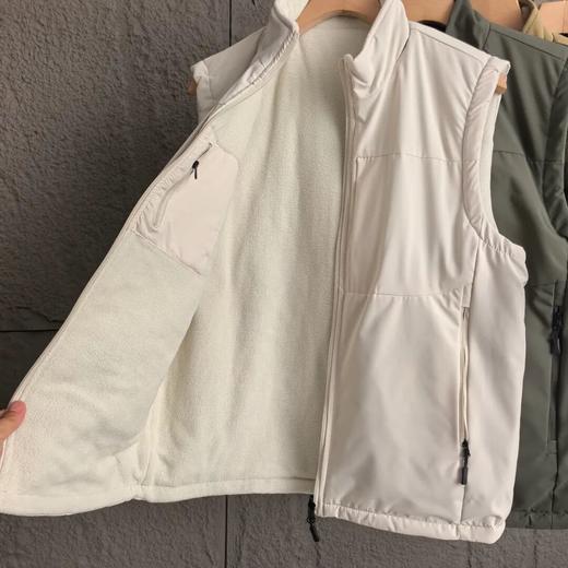 山系户外双面穿摇粒绒立领加厚保暖马甲背心外套 商品图1