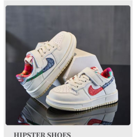 😎全网爆卖2W+大牌风！🤩【品牌直发】2025AFJI大牌风秋季设计款魔术贴鸳鸯小白鞋 👟轻盈舒适，萌娃必备，一脚踩进云朵里！🤩