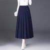 MYX垂坠感百褶大摆裙通勤修身A字裙2025年秋季新款显瘦高腰半身裙 商品缩略图1