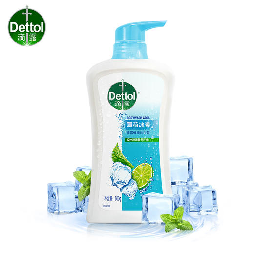 滴露薄荷冰爽沐浴露600g 商品图3