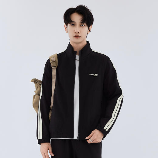 【新品上新】HX 春秋季立领茄克衫外套S105533305101/02 商品图0