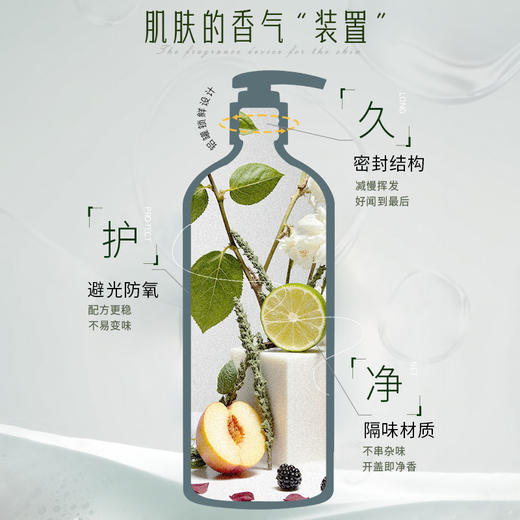 格兰大地香水沐浴露蜜桃鼠尾草香持久留香男女可用沐浴液 商品图4