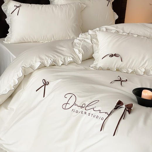 自然醒A类全棉水洗四件套-蝴蝶结AN 商品图14