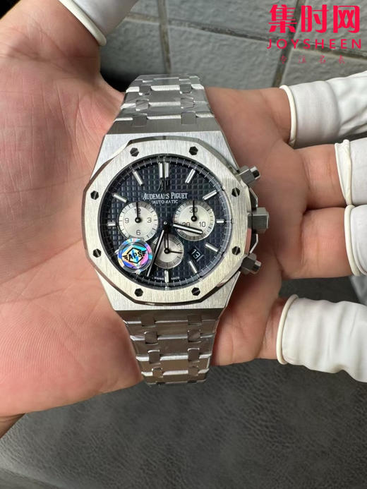 APS新品爱彼皇家橡树系列26331 男士腕表 自动上链计时码表，以标志性八角形表圈与“Tapisserie”格纹表盘诠释经典设计，搭载丹东一体定制机芯 商品图1