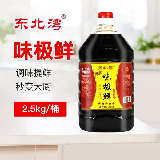 【东北公司】东北湾味极鲜5斤/10斤大桶更划算烹饪调味汁凉拌原味配制调和酱油生抽 商品图2