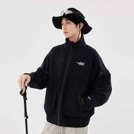 【新品上新】HX 秋季立领茄克衫外套S105533318101/02 商品图1