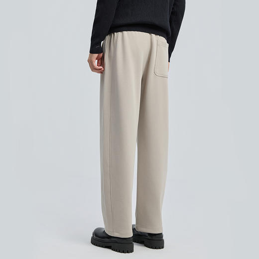 贝纳川2025秋季新品阔腿针织休闲裤ECF332004 商品图7