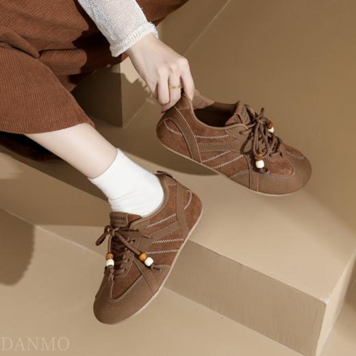 爆仓！下单5-7天发货「DANMO串珠袋鼠鞋」个性鞋带设计创意点缀 休闲版型简洁利落 透气不闷脚 显高显瘦显腿长 舒适鞋底 商品图1