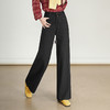 MYX窄版阔腿牛仔裤2025年秋季新款垂坠感修身显瘦直筒裤休闲长裤女裤 商品缩略图1
