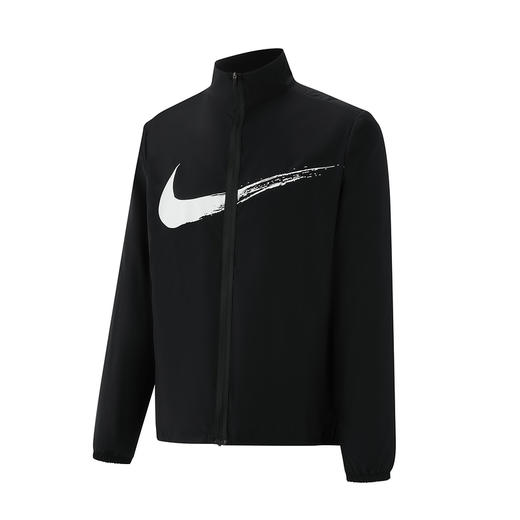 【社群专享】NIKE耐克外套男25秋新款大勾跑步上衣梭织立领运动夹克HV0395-010 商品图2