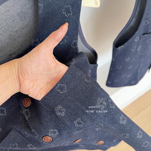 骆柒柒花朵牛仔马甲 | 一件马甲盘活全衣柜，怎么穿都时髦 商品图7