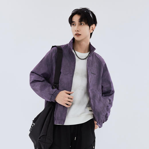 【新品上新】HX 春秋季立领茄克衫外套S105533293101 商品图1