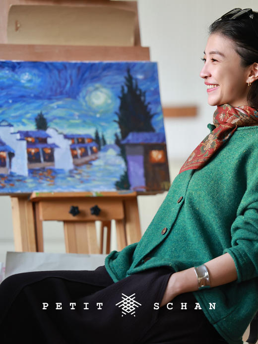 PETIT SCHAN小闪 JEW#028 Dune 沙丘 复古925银不规则宽边银手镯 商品图1