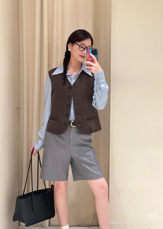 98-2 独家圆正 小禾早秋羊毛中裤 商品图12