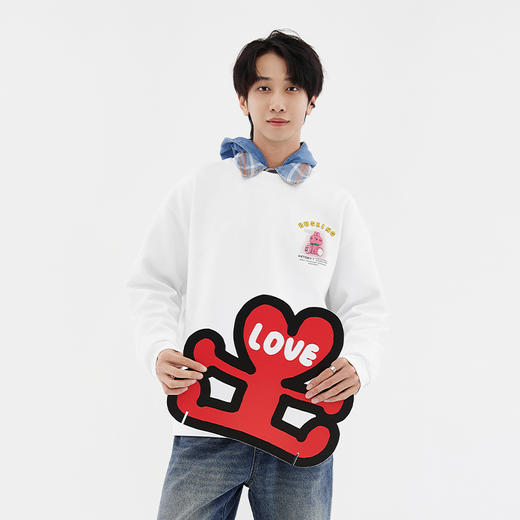 【新品上新】HX 秋季圆领卫衣C106530033101联名款 商品图0