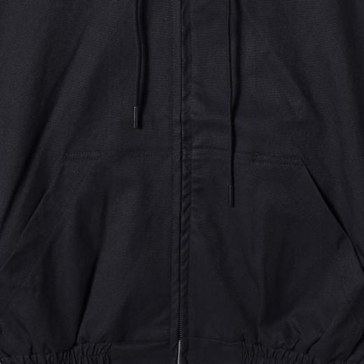 43146SDSA男士秋冬新款痞帅男装纯色高街抽绳连帽夹克外套小众时尚上衣 商品图3