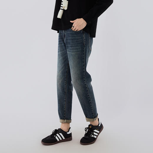 【断码清仓】HX 秋季水洗萝卜牛仔长裤简约百搭Z201530001101 商品图2