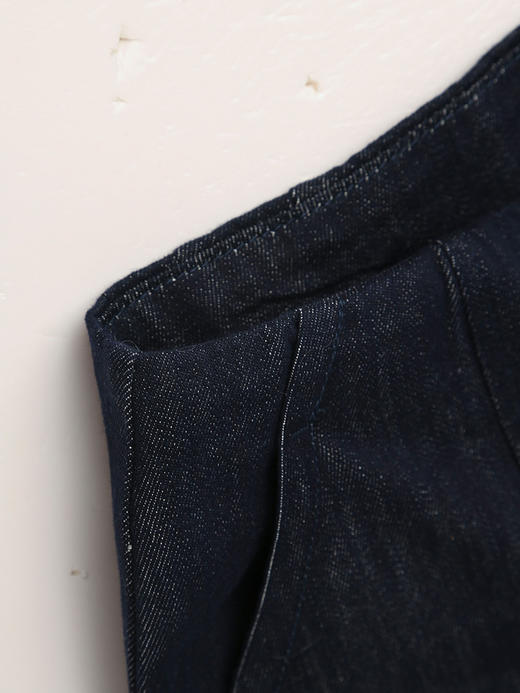 秋季新款高腰牛仔鱼尾半身裙 修身显瘦中长款包臀裙 商品图2