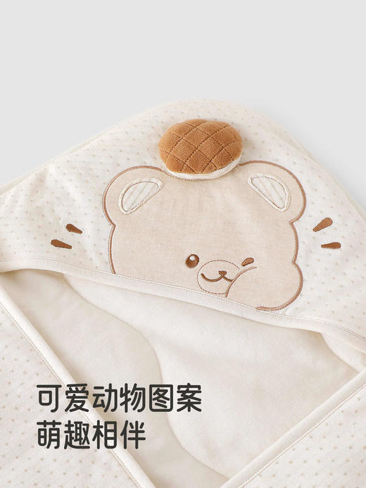 英氏婴儿包被抗菌新生儿A类四季防脱手襁褓睡袋包单YEBAJ0R015A 商品图3