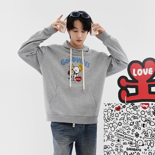 【新品上新】HX 秋季带帽卫衣C106530032101联名款 商品图4