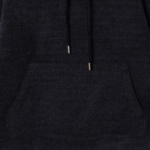 WY1133SDSA男士秋冬新款痞帅男装韩版简约绒毛抽绳连帽卫衣休闲百搭上衣 商品图3