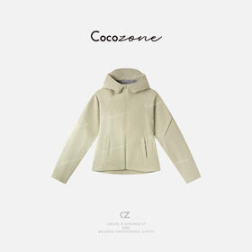 COCO ZONE 刘一一 “登山户外”连帽撞色口袋链极简外套 CD2A1553