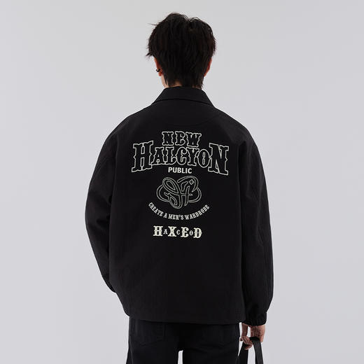 【新品上新】HX 秋季翻领茄克衫外套S105533276101 商品图3