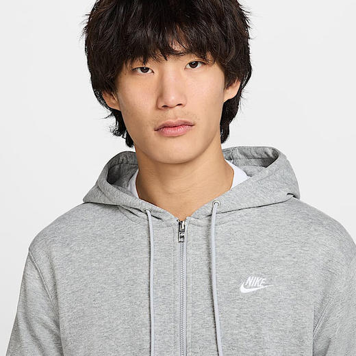 Nike耐克男连帽衫秋新款休闲刺绣卫衣宽松开衫外套夹克FN3885-063 商品图2