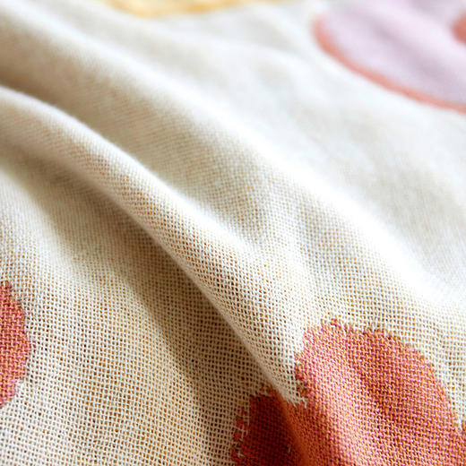 【品牌直发】加倍生活  A类全棉卡通四层纱布浴巾/多功能披肩 75*150cm 新疆棉吸水吸汗大毛巾 洗浴巾午睡休闲薄毯子 商品图10