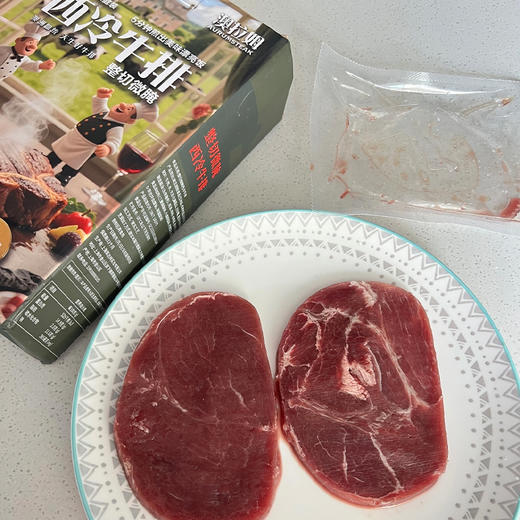 【经典牛排意面套餐】澳拉姆（非即食）西冷牛排5片装+圃美多香蒜橄榄油意大利面1.09kg/盒 商品图4