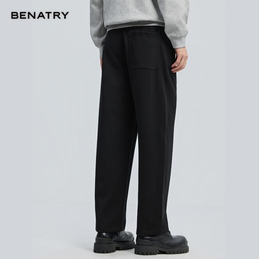 贝纳川2025秋季新品阔腿针织休闲裤ECF332004 商品图3