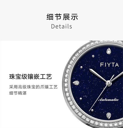 飞亚达FIYTA飞亚达机械表LA869011.WLWH 商品图4