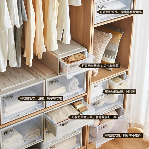 【pp抽屉盒】日本高品质组合式抽屉柜 商品图1