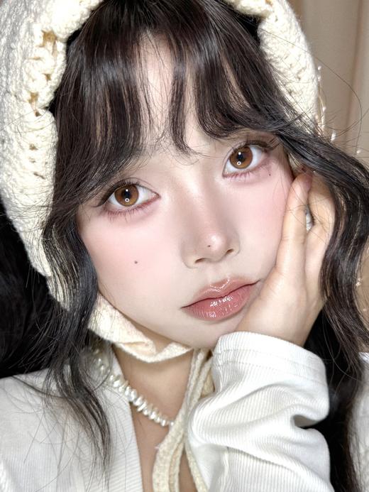 Lillilly旗下 | Y28日落橘&Y29黑月光 | 14.2mm白狮参考着色中等 | 月抛2片 商品图3