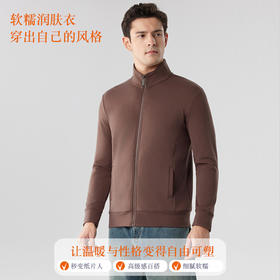 【合作款】男砂洗拉链立领外套