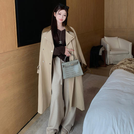 LIN BOUTIQUE  通勤懒人福音 百搭休闲垂感宽松慵懒感阔腿裤长裤 商品图2