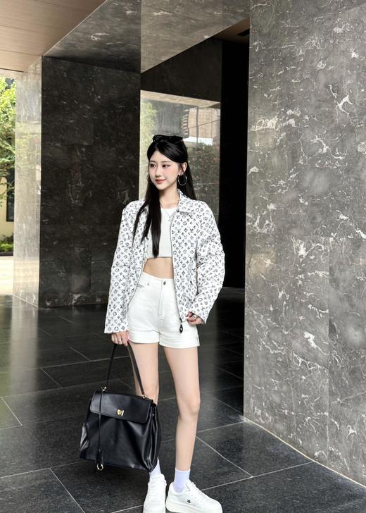 TY341 -驴家  FW25 Monogram 印花图案长袖衬衫 女款(QQ) 商品图0