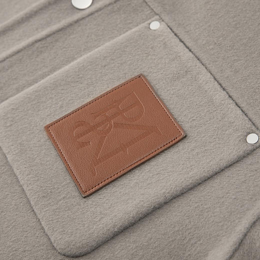 gxg.jeans男装 多色口袋设计通勤休闲宽松翻领短大衣外套男士 商品图3