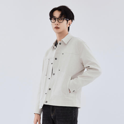 【新品上新】HX 秋季翻领茄克衫外套S105533291102 商品图2