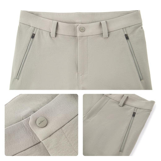 柒牌男士休闲裤2025秋冬新款男裤休闲百搭保暖舒适内磨毛长裤子131H70080 商品图3