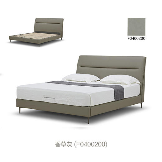 顾家家居整装 现代简约 布艺软床 KZ.B5007B静夜思 商品图3