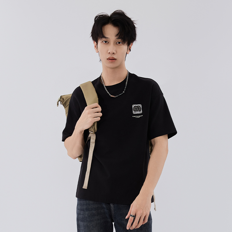 【新品上新】HX 春秋季圆领短袖T恤S102533087101/02