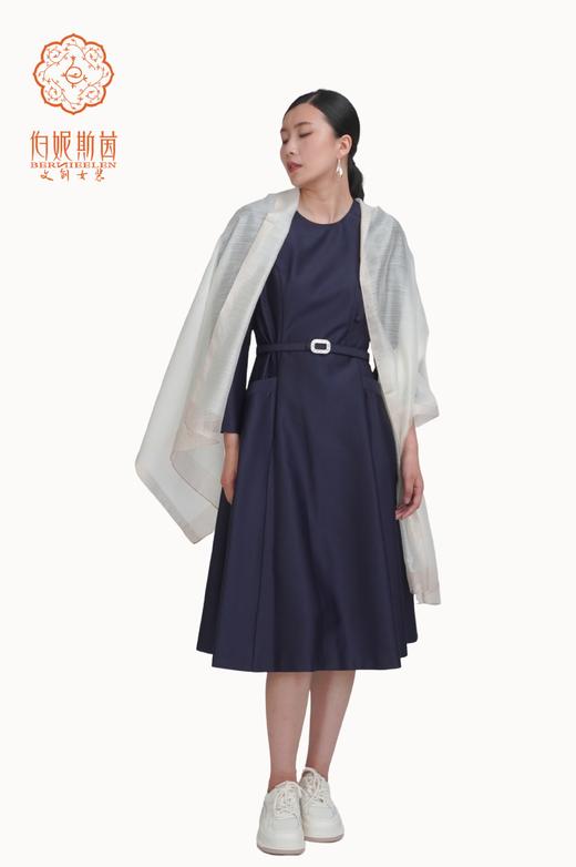 SZ3W06 -  凝脂色丝巾 - 【诗说先秦~与时尚对话，与年龄和解，与诗意重逢！】 商品图2