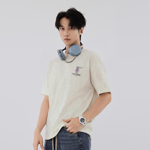 【新品上新】HX 春秋季圆领短袖T恤C102530020101/02 商品图5