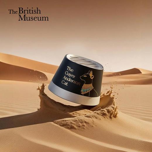 大英博物馆安德森猫系列迷你磁吸手机支架蓝牙音响-黑色 商品图0