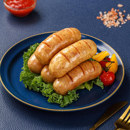 【小牛凯西】火山石脆皮烤肠地道肠500g*4（原味和黑椒味可选） 商品图1