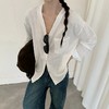 法式慵懒 V 领棉麻衬衫🌿 面料舒适亲肤透气～ 简约休闲随性搭 松弛感拉满✨ 商品缩略图9