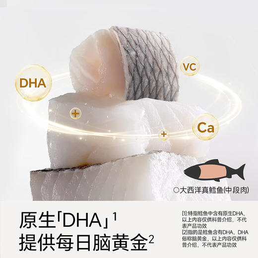 【不二宝贝】DHA鳕鱼手指泡芙条42g婴幼儿童宝宝小零辅食搭溶豆米饼干 商品图3