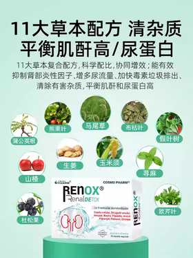 Cosmo肾清胶囊护肾降肾肌酐高尿蛋白iga