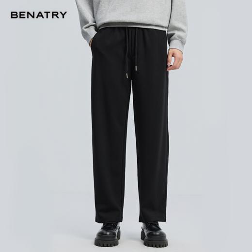 贝纳川2025秋季新品阔腿针织休闲裤ECF332004 商品图0